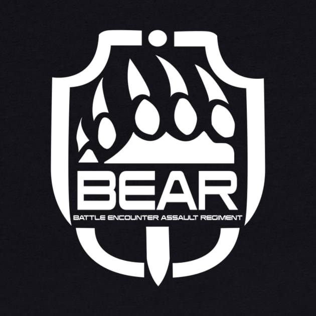 Escape From Tarkov BEAR big white logo by Random_Design